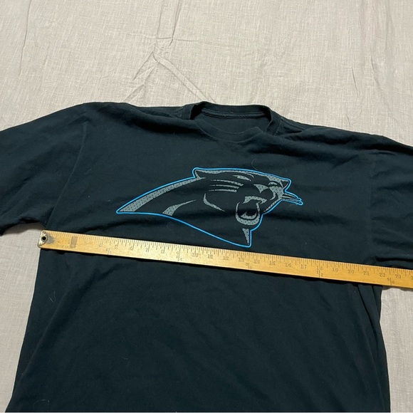 Carolina Panthers Men's Size XL Slash Short Sleeve Shirt Black NFL Football - Picture 4 of 7